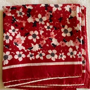 Vintage Japanese Floral Scarf